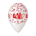 GS110(#497) LOVE білі (100шт/уп)
