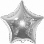 ЗВЕЗДА ФОЛЬГИРОВАННАЯ СЕРЕБРО PL (19"48СМ)  в упаковке