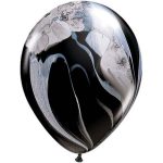 qualatex 11″ супер агат чорно-білий 1 шт