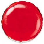 Кулька фольгована 18" круг б/м червоний 401500 R