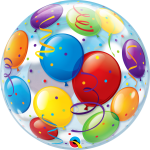 Куля BUBBLE прозора 22" (56см) Кульки