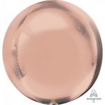 СФЕРА ФОЛЬГИРОВАННАЯ РОЗОВОЕ ЗОЛОТО ANAGRAM 16"41СМ