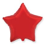 9" зірка-міні б/м червона 302500 R фольга