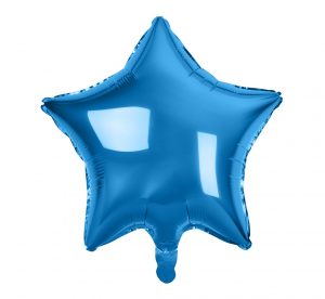 ЗВЕЗДА ФОЛЬГИРОВАННАЯ СИНИЯ PL (19"48СМ) в упаковке