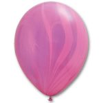 qualatex 11″ супер агат розово - фиолетовый 1 шт