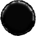 Кулька фольгована 18″ круг б/м чорний 401500 VE