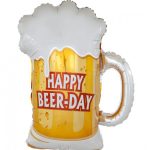 кулька фольгована 901787 кружка пива happy beer-day