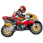 Кулька фольгована Мотогонка R 901663 помаранчева