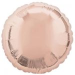 Кулька фольгована 18" круг б/м розове золото 401500RG