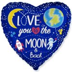 Кулька фольгована 201711 love you to the moon & back
