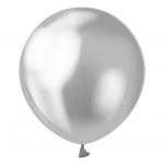 ЛАТЕКСНА КУЛЬКА BALONEVI Срібна (H23) ХРОМ 5" (12,5СМ) 100ШТ