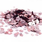 КОНФЕТТИ - КВАДРАТИКИ РОЗОВОЕ ЗОЛОТО 500 грам