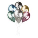 13″ хром  HAPPY BIRTHDAY #465 (25шт/уп)