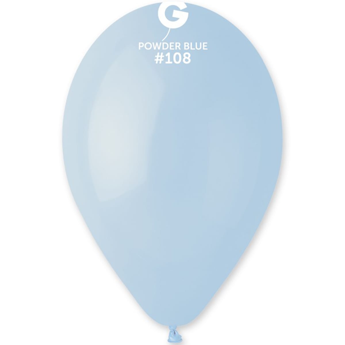 3102-0735_m1 G110/ 12″ пастель 108 Пудрово-блакитний - Зображення 1